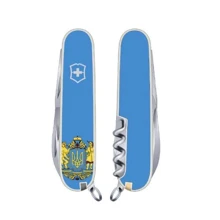Мультитул Victorinox Huntsman 91мм/15предметов/белый /голубой Герб (1.3713.7R6): Тип мультитул (многофункциональный инструмент)