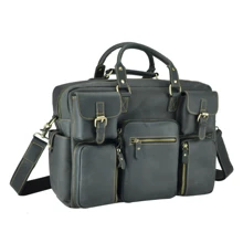 Tiding Bag Leather Bag Grey (7028RA) for MacBook 15": Колір сірий (Space Gray)