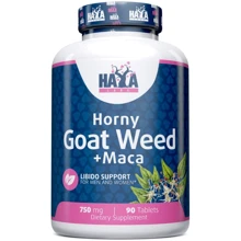 Haya Labs Horny Goat Weed Extract 750 mg + Maca Горянка с макой 90 таблеток: Форма выпуска Таблетки