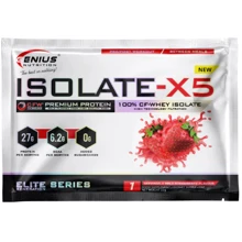 Протеин Genius Nutrition Isolate-X5 sachet 33 g / 1 serving / Wild Strawberry: Вид Изоляты