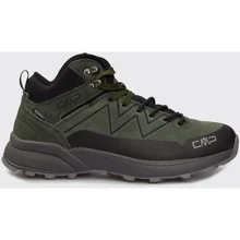 Ботинки CMP Kaleepso Mid Hiking Shoes WP (31Q4917-F959) 40 (41) темно-зеленые натуральная замша зима: undefined undefined