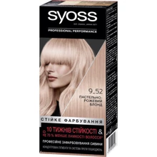SYOSS Стійка фарба для волосся 9-52 Пастельно-Рожевий блонд 115 ml: Стать Для жінок