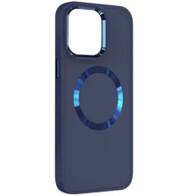 Чехол для iPhone TPU Case Bonbon Metal Style with MagSafe Cosmos Blue for iPhone 11: Цвет синий