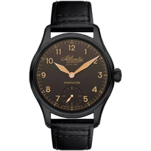 Наручные часы Atlantic worldmaster mechanical manufacture calibre limited edition 52952.46.63R набор + ремень: Стиль Классический