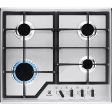 Варочная поверхность газовая Electrolux GPE263MX: Расположение панели спереди
