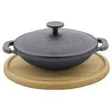 Биол WOK порционная с доской 18 см (1818KD): Тип сковороды Порционная