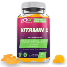 10XNutrition Vitamin C 1000 mg Витамин С со вкусом апельсиновой крем-соды 45 жевательных конфет: Тип Витамин C