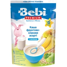 Каша молочная Bebi Premium Фруктово-злаковое ассорти 200 г (1105060): Тип Каши молочные