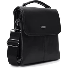 Чоловіча сумка через плече Ricco Grande чорна (T1tr0029bl-black): Стать Мужской