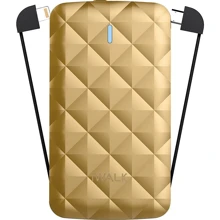 Внешний аккумулятор iWALK Power Bank Duo 3000mAh Lightning/microUSB Gold (UBO3000): Количество USB 2