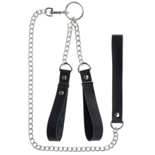 Наручники з повідцем Gentle Hold, Smooth Black: Виробник sLash