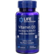 Life Extension Vitamin D3 5.000 IU Витамин Д3 60 капсул: Тип Витамин D