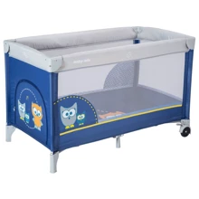 Манеж-кровать Baby Mix HR-8052 Сова синяя 8052-173: Тип кроватка-манеж
