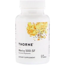 Thorne Research Meriva 500 - SF Soy Free 60 Veg Caps Куркумин: Тип Куркума (Куркумин)