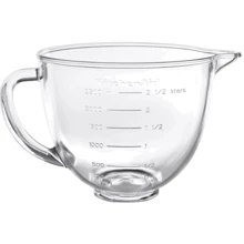 Чаша KitchenAid стеклянная с ручкой, мерной шкалой 4.7 л (5KSM5GB): Производитель KitchenAid