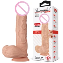 Фаллоимитатор LYBAILE Beautiful Encounter Bergrisi Dildo Flesh, 26 см: Назначение Вагинальные
