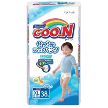 Трусики-підгузки Goo.N для хлопчиків 12-20 кг (розмір Big (XL), 38 шт) (753714): Тип Підгузки-трусики