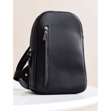 Чоловіча сумка-слінг The Wings Chest bag чорна (TW-Chest-bag-black): Стать Мужской