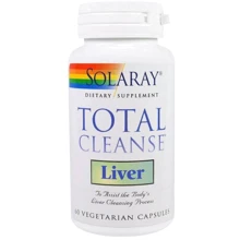 Solaray Total Cleanse Liver Чистка печени 60 веганских капсул: Форма выпуска Капсулы