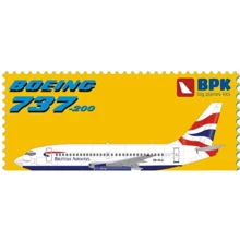 Модель Big Planes Kits Пассажирский самолет Boeing 737-200 British Airways (BPK7203): Производитель Big Planes kits