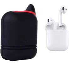 Чехол для наушников Becover Case Rainproof i-Smile with Belt Black IPH1421 (702355) for Apple AirPods: undefined undefined