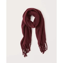 Жіночий палантин Abercrombie & Fitch бордовий (AF8278W): Стать Женский