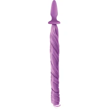 Анальна пробка з хвостиком Unicorn Tails Pastel, 8.4x3.2 см, бузковий: Для кого унісекс