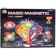 Магнитный конструктор Bambi Magic Magnetic 70 деталей (JH6892): Количество деталей, шт. 70