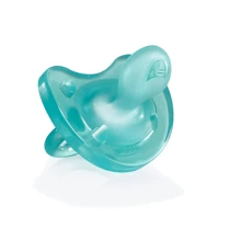 Пустышка Chicco Physio Soft, силикон, 0-6 мес (голубая) (02711.21): Поток медленный