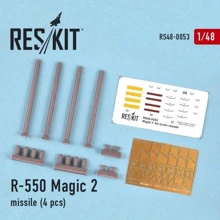 Набор вооружений RESKIT Ракета ближнего боя Magic-2, 4 шт. RS48-0053: Производитель RESKIT