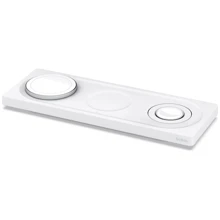 Зарядное устройство Belkin Wireless Charger Base Station White (WIZ016VFWH) for iPhone 16 I 15 I 14 I 13 I 12 series, Apple Watch and Apple AirPods: Особенности Для Apple Watch, MagSafe