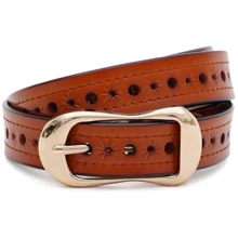 Жіночий ремінь Borsa Leather коричневий (CV1ZK-019c-brown): Стать Женский
