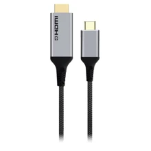 Кабель и переходник Cablexpert USB-C HDMI, 4K 60 Гц, 1.8 м (A-CM-HDMIM4K-1.8M): Тип кабель