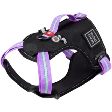 Шлея WAUDOG Nylon с QR-паспортом, безопасная, металлическая пряжка-фастекс 20 мм 60-80 см фиолетовая (52499): Производитель WAUDOG