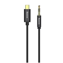 Кабель Baseus USB-C to Mini-jack 3.5 Yiven 1.2m Black (CAM01-01): Тип USB-C - Mini-jack 3.5mm M
