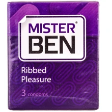 Презервативи Mister Ben Ribbed Pleasure, 3 шт: Тип Для максимального захисту