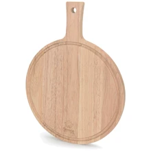 Дошка для нарізання Fissman кругла з ручкою 40x30x1.5 см (8069): Тип доска разделочная