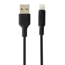 Кабель Hoco USB Cable to Lightning X25 Soarer 1m Black: Тип USB Cable - Lightning