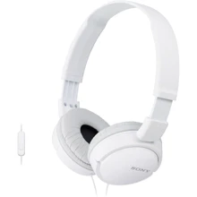 Наушники Sony MDR-ZX110AP White: Тип конструкции накладные