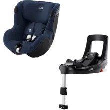 Автокресло BRITAX-ROMER DUALFIX iSENSE Indigo Blue с платформой FLEX BASE: Группа 0+/1