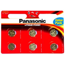 Panasonic CR 2016 6шт LITHIUM (CR-2016EL/6B): undefined undefined