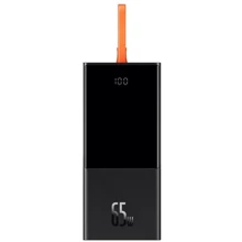Внешний аккумулятор Baseus Power Bank 20000mAh Elf Digital Display 65W Black (PPJL000001): Количество USB 3