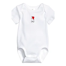 Боді DAD H & M 1473396 98 см біле: Стать дівчинка