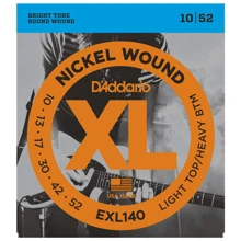 Струна для гитар Струны D`ADDARIO EXL140 XL LIGHT TOP / HEAVY BOTTOM (10-52): Тип Комплект струн