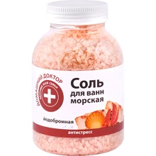 Домашний Доктор Соль йодобромная 1000 g: Назначение Расслабление, Очищение