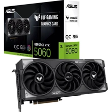 Видеокарта ASUS TUF Gaming GeForce RTX™ 5060 8GB GDDR7 (TUF-RTX5060-O8G-GAMING) UA: Объем памяти, Гб 8