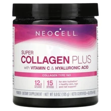 Neocell Super Collagen Plus Vitamin C & Hyaluronic Acid Колаген з вітаміном C та гіалуроновою кислотою 195 гр: Тип Коллаген