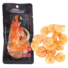 Ласощі для котів CattyMan Grilled Shrimp Креветка на грилі 16 г (56198): Вид Снеки