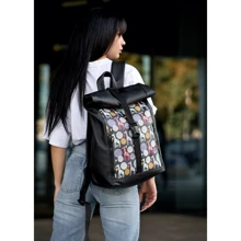Женский рюкзак Sambag RollTop One черный (24208301): Пол Женский