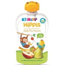 Пюре HIPP Яблоко-Груша-Банан 100гр (9062300433743): Вид Фруктовое